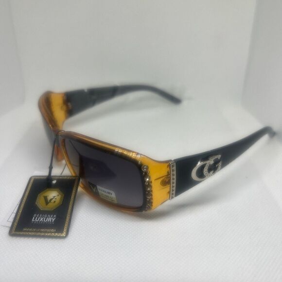CG Rhinestone Bling Sunglasses - Picture 1 of 3